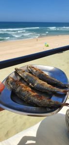 grilled sardine