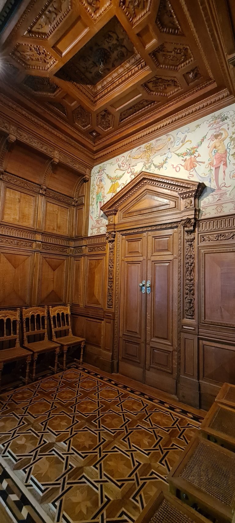 wooden room