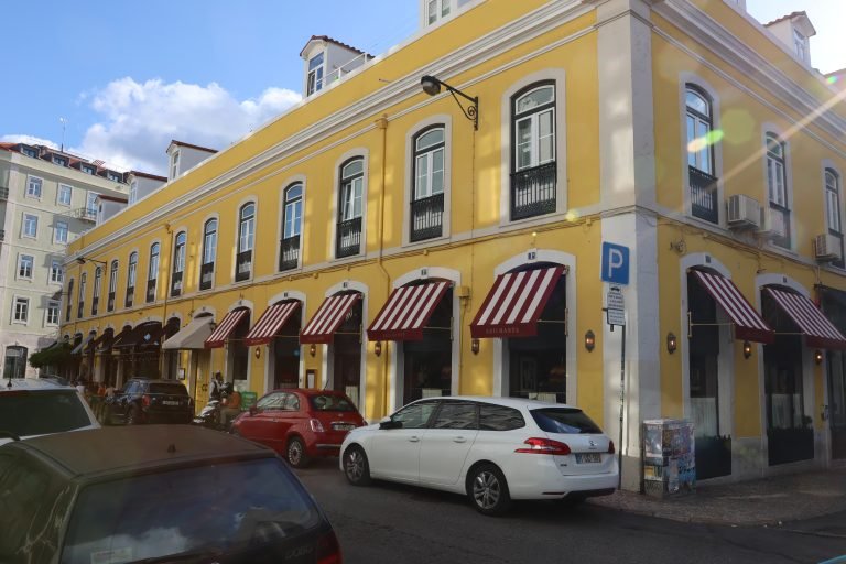 yellow building