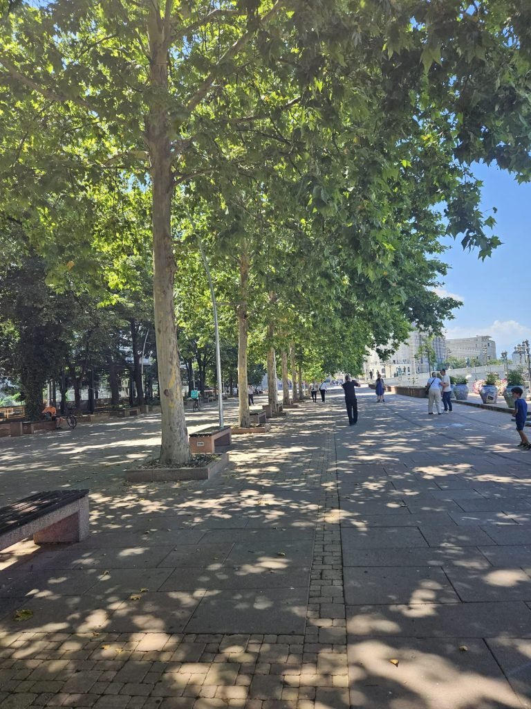 river side walkway