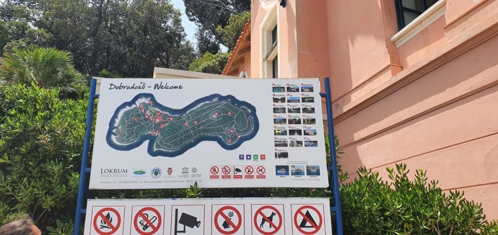 map of Lokrum