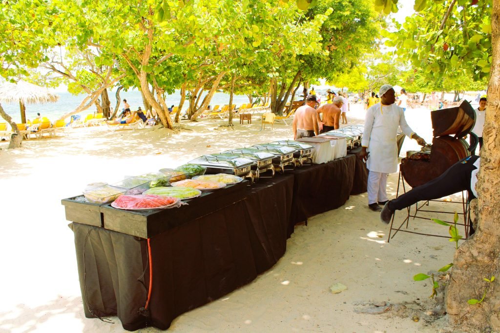 beach buffet